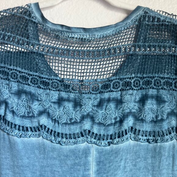 Soft Surroundings - Floral Embroidered Dress - Picture 5 of 6